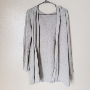 Korye knit hooded sweater cardigan